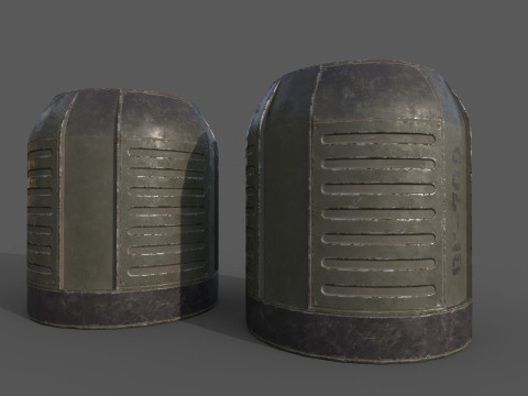 Sci-Fi Cargo Model 3D