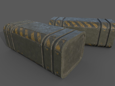 Sci-Fi Cargo Model 3D