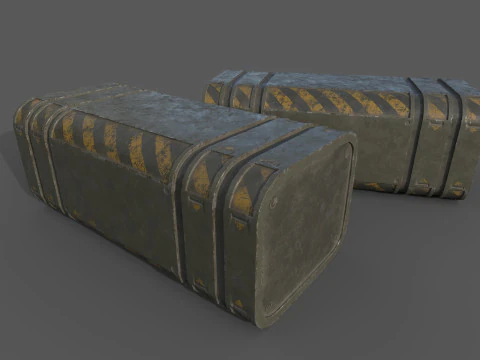 Sci-Fi Cargo 3D Model