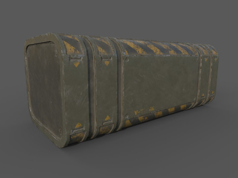 Sci-Fi Cargo Model 3D