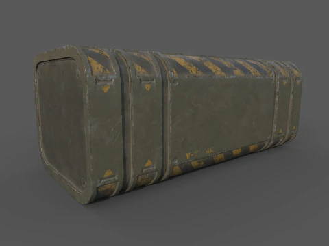 Sci-Fi Cargo 3D Model