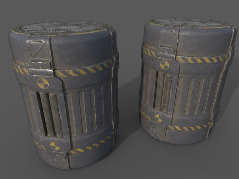 Sci-Fi Cargo Model 3D