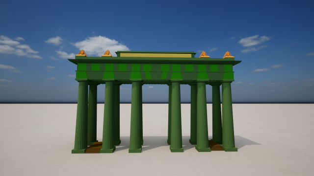 Moscow Gate Model 3D .c4d .max .obj .3ds .fbx .stl .blend 