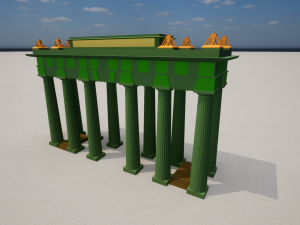 Moscow Gate Model 3D