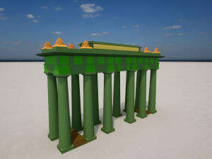 Moscow Gate Model 3D