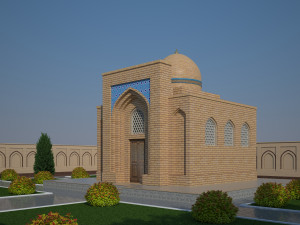 3D Mosque xaram 3D Model