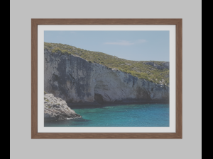 Photos in frames - Zakynthos - 8 pcs 3D Model