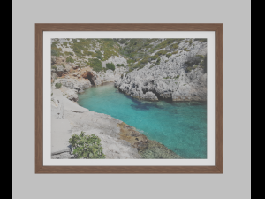 Photos in frames - Zakynthos - 8 pcs 3D Model