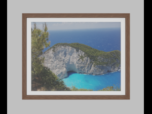 Photos in frames - Zakynthos - 8 pcs 3D Model