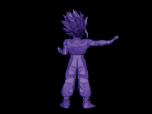 Gohan Ssj2 - Dragon Ball Z - Androides Saga 3D Print Model