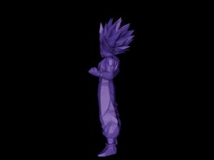 Gohan Ssj2 - Dragon Ball Z - Androides Saga 3D Принт Модель