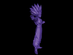 Gohan Ssj2 - Dragon Ball Z - Androides Saga 3D Print Model