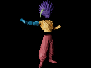 Gohan Ssj2 - Dragon Ball Z - Androides Saga 3D Принт Модель