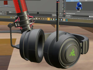 Gaming Computer Setup 3D Model