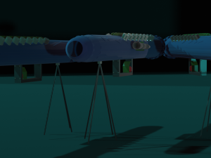 Grenade-gun - sci fi 3D Model