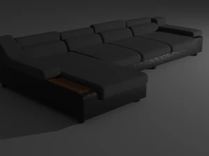 Canap&eacute; Moderne Modèle 3D