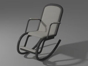 Chaise &agrave; bascule moderne Modèle 3D