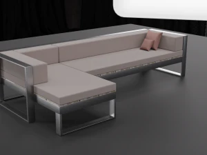 Geometric Sofa 3D Model