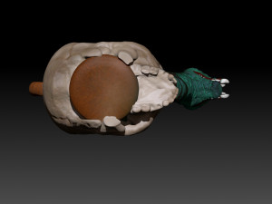 SKULL TEAPOT 3D Baskı Modeli