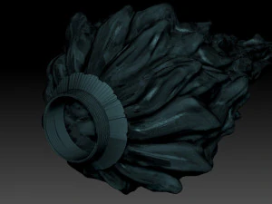 FLAME LAMPSHADE 3D Print Model