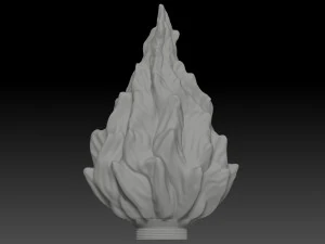 FLAME LAMPSHADE 3D Print Model