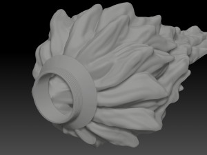 FLAME LAMPSHADE 3D printmodel