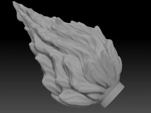 FLAME LAMPSHADE 3D Print Model