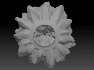 FLAME LAMPSHADE 3D Print Model
