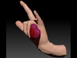 HAND THAT SAYS I LOVE YOU 3D Print Model