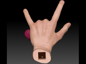 HAND THAT SAYS I LOVE YOU 3D Print Model