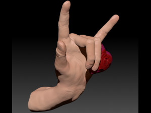 HAND THAT SAYS I LOVE YOU 3D Print Model
