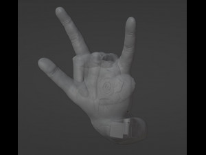 HAND THAT SAYS I LOVE YOU 3D Print Model