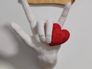 HAND THAT SAYS I LOVE YOU 3D Print Model
