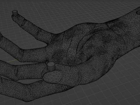 HAND SHELF 3D 프린트 모델