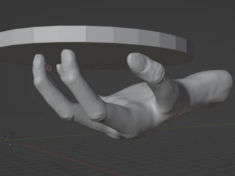 HAND SHELF 3D Print Model