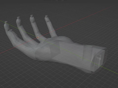 HAND SHELF 3D Print Model