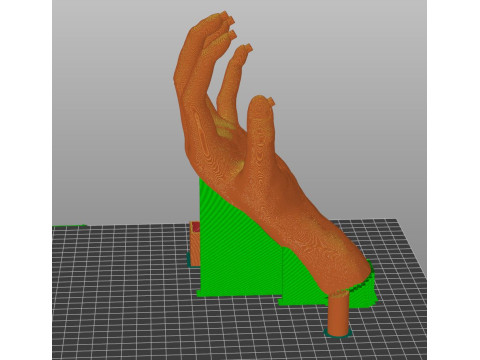 HAND SHELF 3D 프린트 모델