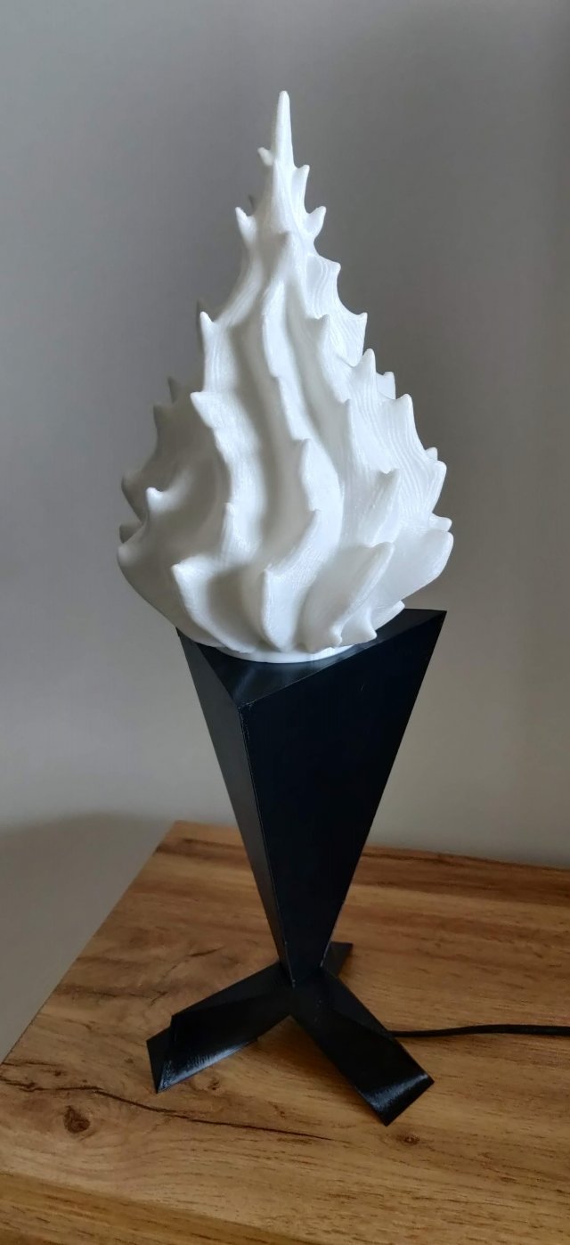 FLAME LAMP 3D 프린트 모델 .c4d .max .obj .3ds .fbx .stl .blend