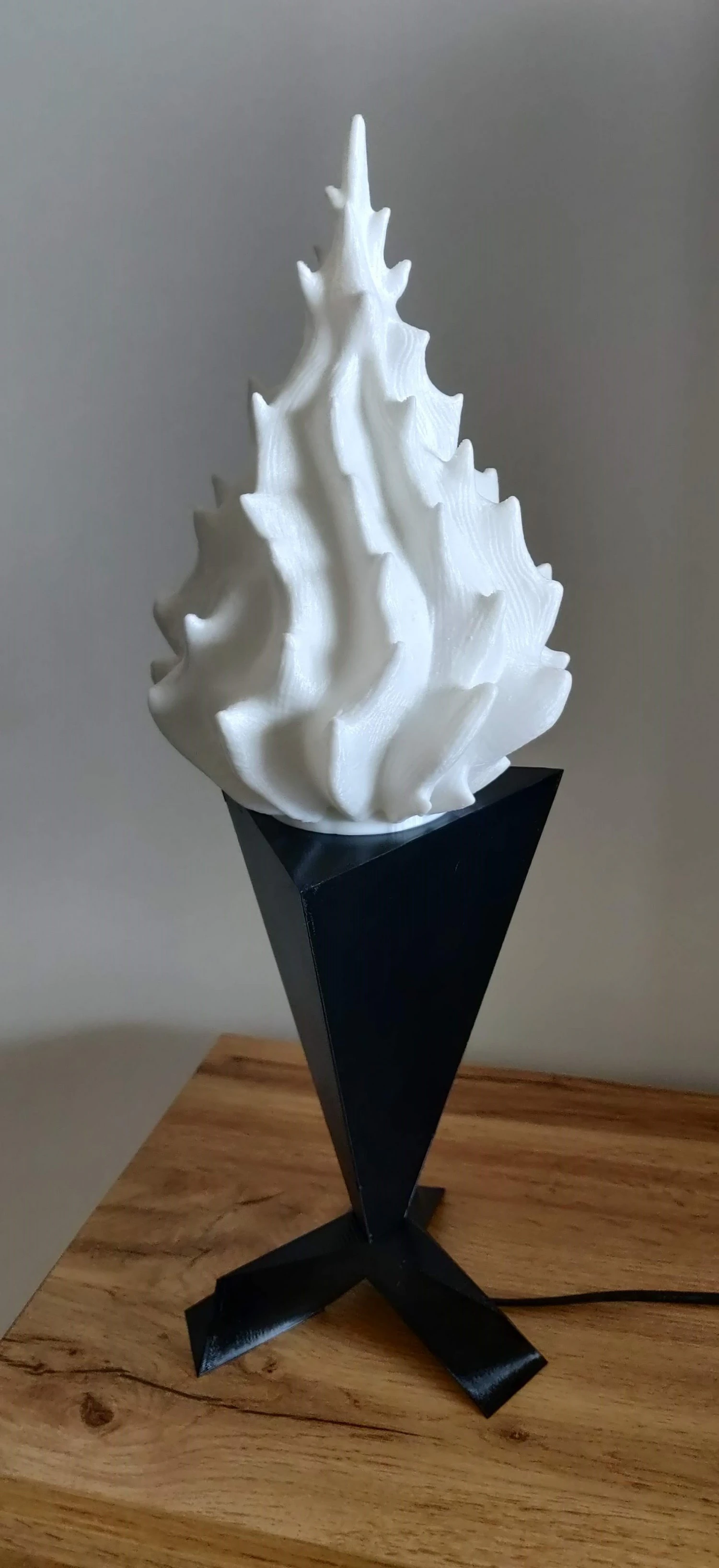 FLAME LAMP 3D Print Model .c4d .max .obj .3ds .fbx .stl .blend 
