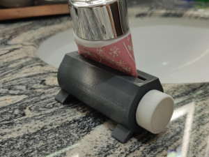 TOOTHPASTE SUPPORT AND SQUEEZER 3D 打印模型
