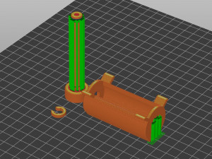 TOOTHPASTE SUPPORT AND SQUEEZER 3D 打印模型