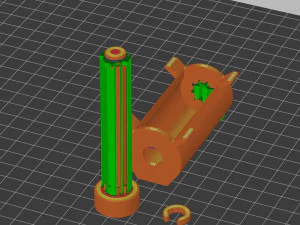 TOOTHPASTE SUPPORT AND SQUEEZER 3D Print Model