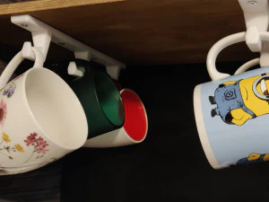 PORTA BICCHIERI A MENSOLA Modello di stampa 3D