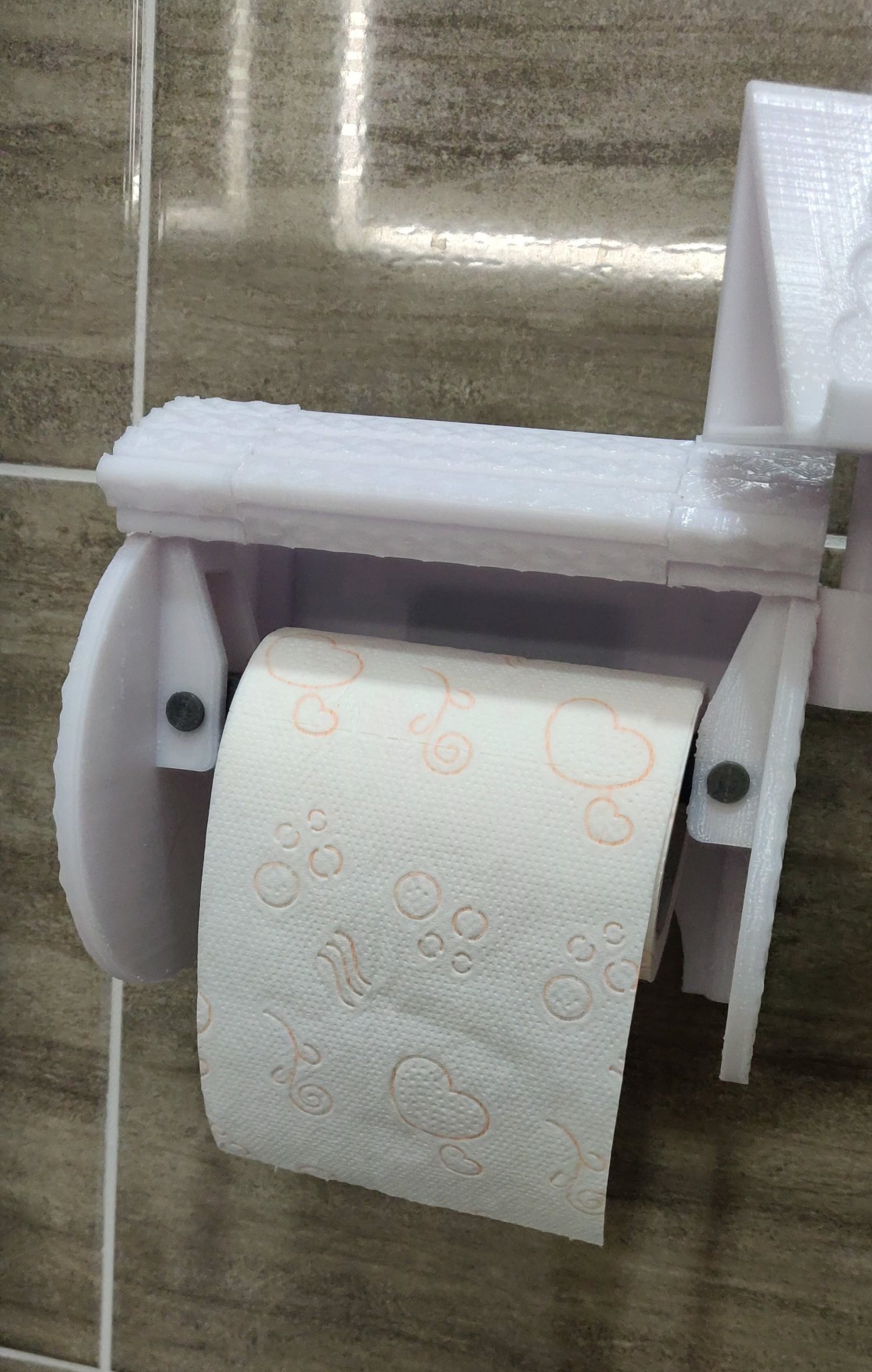 Toilet paper earrings, 3d printed, 3d printed toilet paper roll