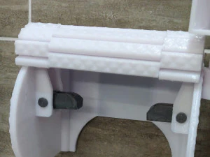 PACK PORTA CARTA IGIENICA CON COPERCHIO E SUPPORTO PER TELEFONO Modello di stampa 3D