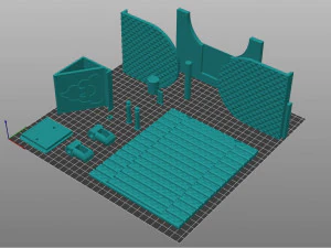 PACK PORTA CARTA IGIENICA CON COPERCHIO E SUPPORTO PER TELEFONO Modello di stampa 3D