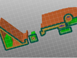 PACK PORTA CARTA IGIENICA CON COPERCHIO E SUPPORTO PER TELEFONO Modello di stampa 3D