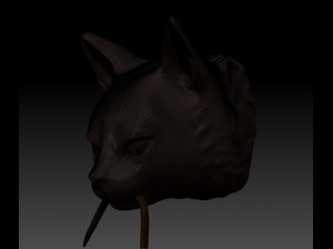 Cat Door Knocker 3D Print Model