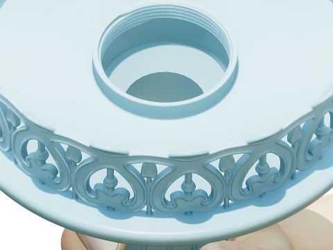 Liberty Torch wall lamp 3D Print Model