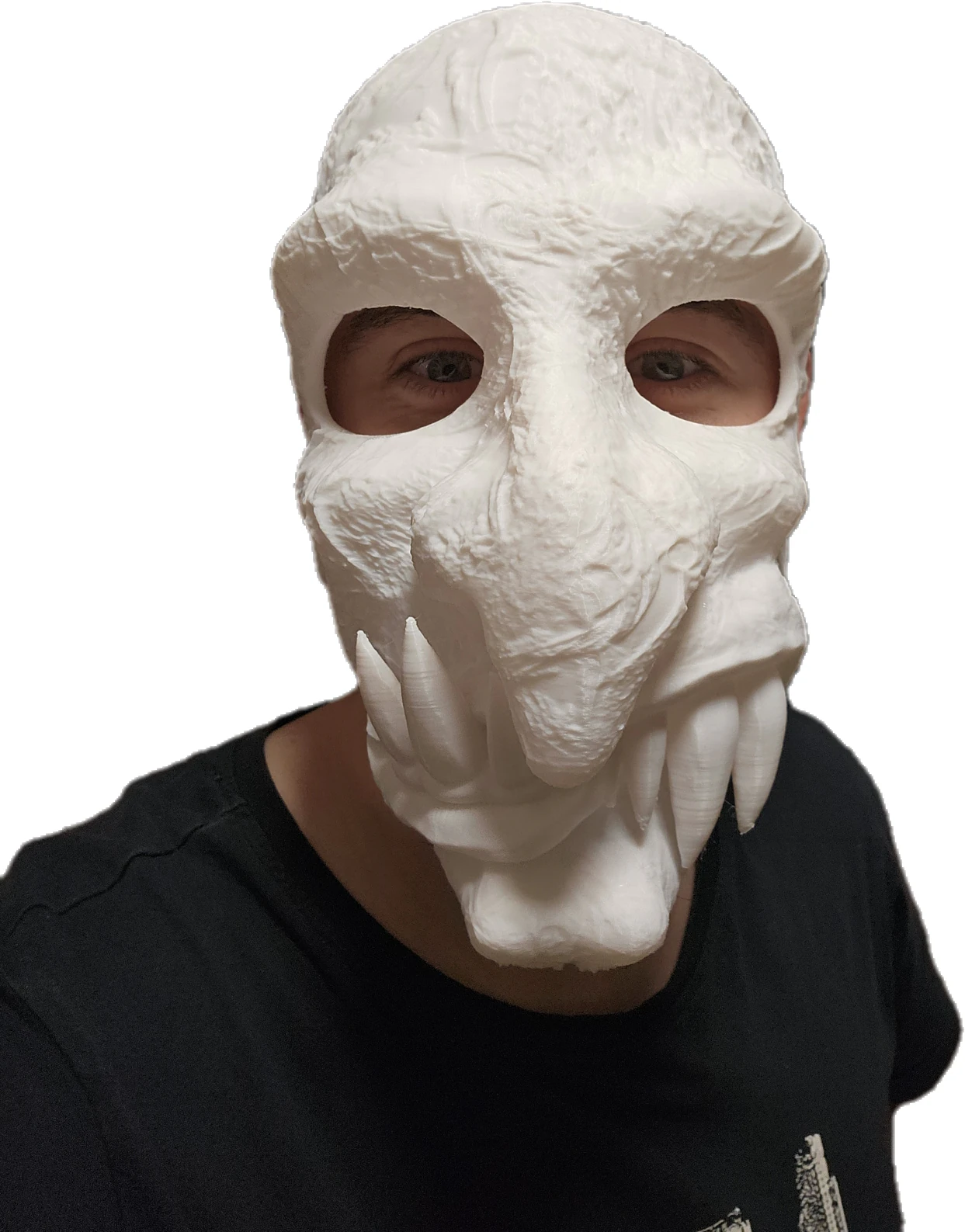 UGLY DEMON MASK 3D Print Model .c4d .max .obj .3ds .fbx .stl .blend 